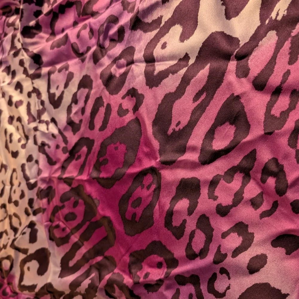 Dior Bold Purple and Brown/Black Scarf